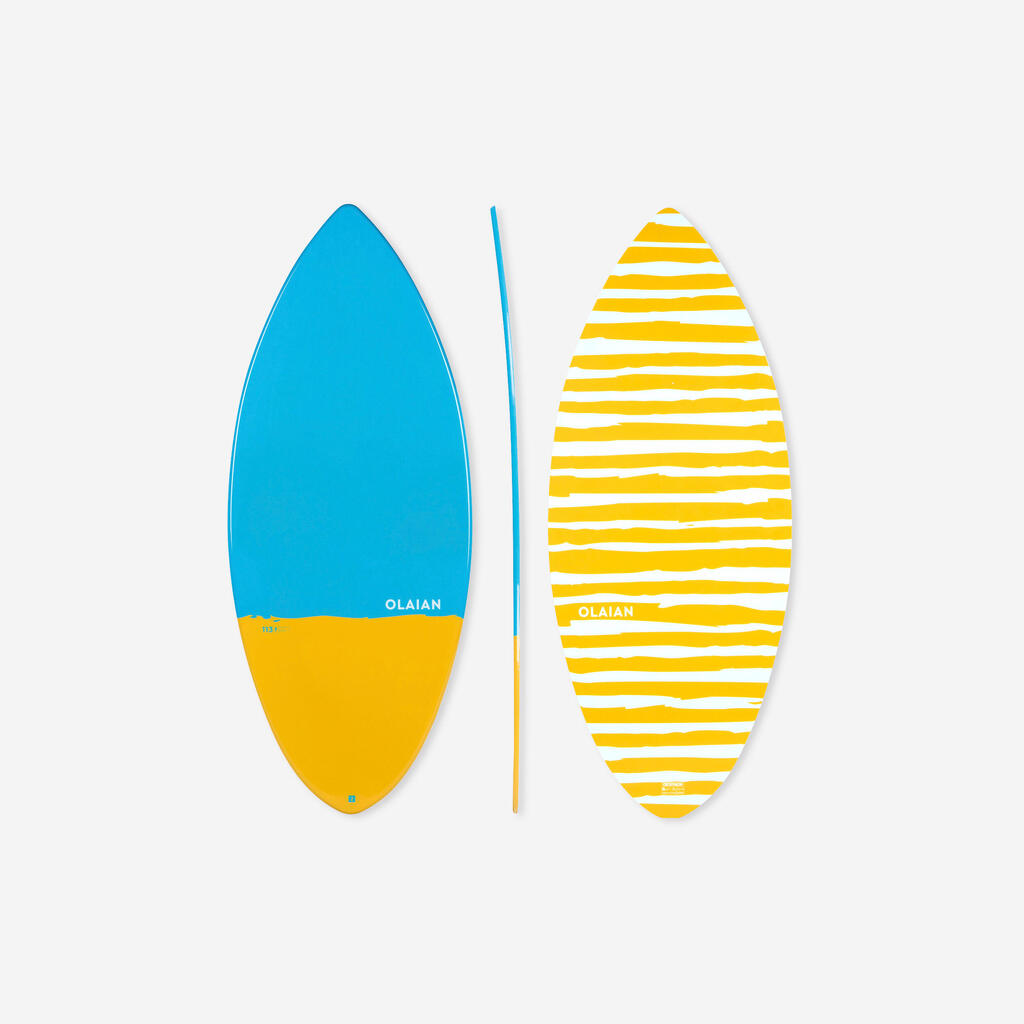 Kids' Skimboard 900 blue orange Composite fibre